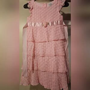 Elegant Pink Lace Skirt